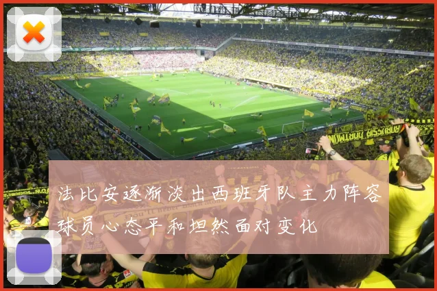法比安逐渐淡出西班牙队主力阵容球员心态平和坦然面对变化